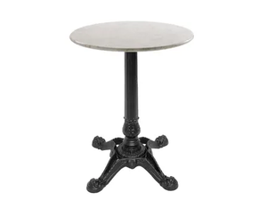 BABIS-4 - Round cast iron table with 4-star base _ Vela Arredamenti